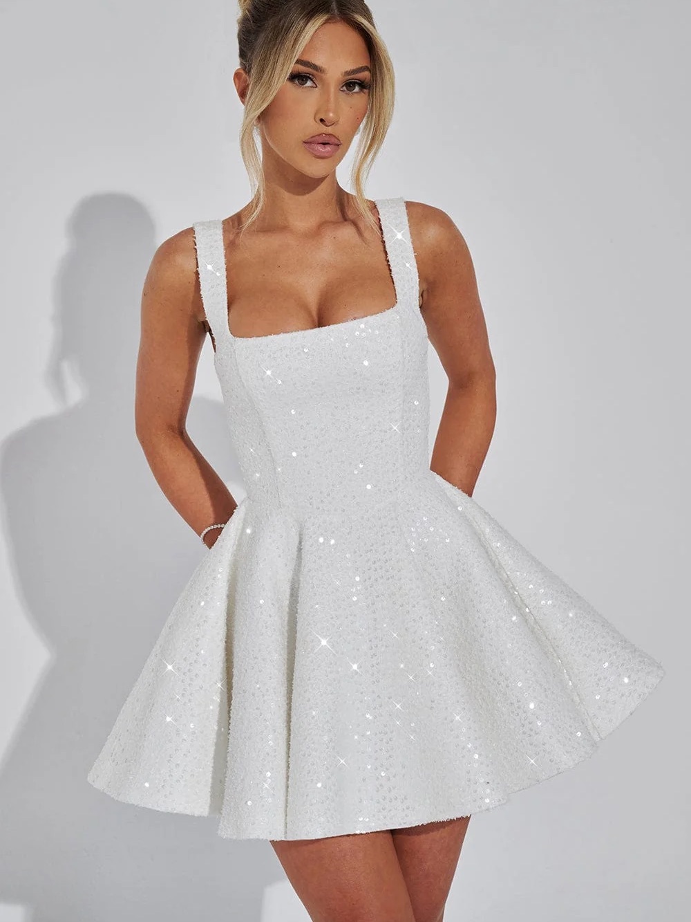 Babyboo • Dorothy sequined snow mini dress